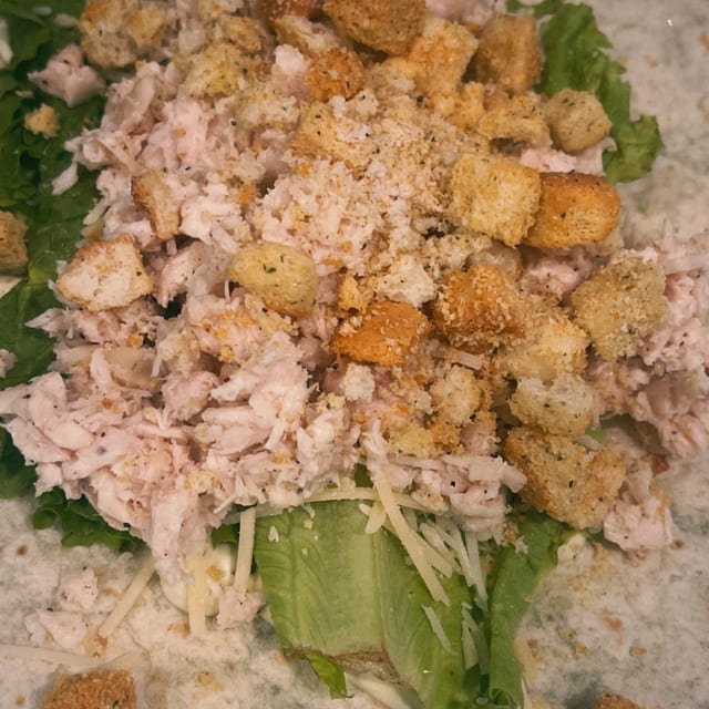Chicken Caesar Wrap.